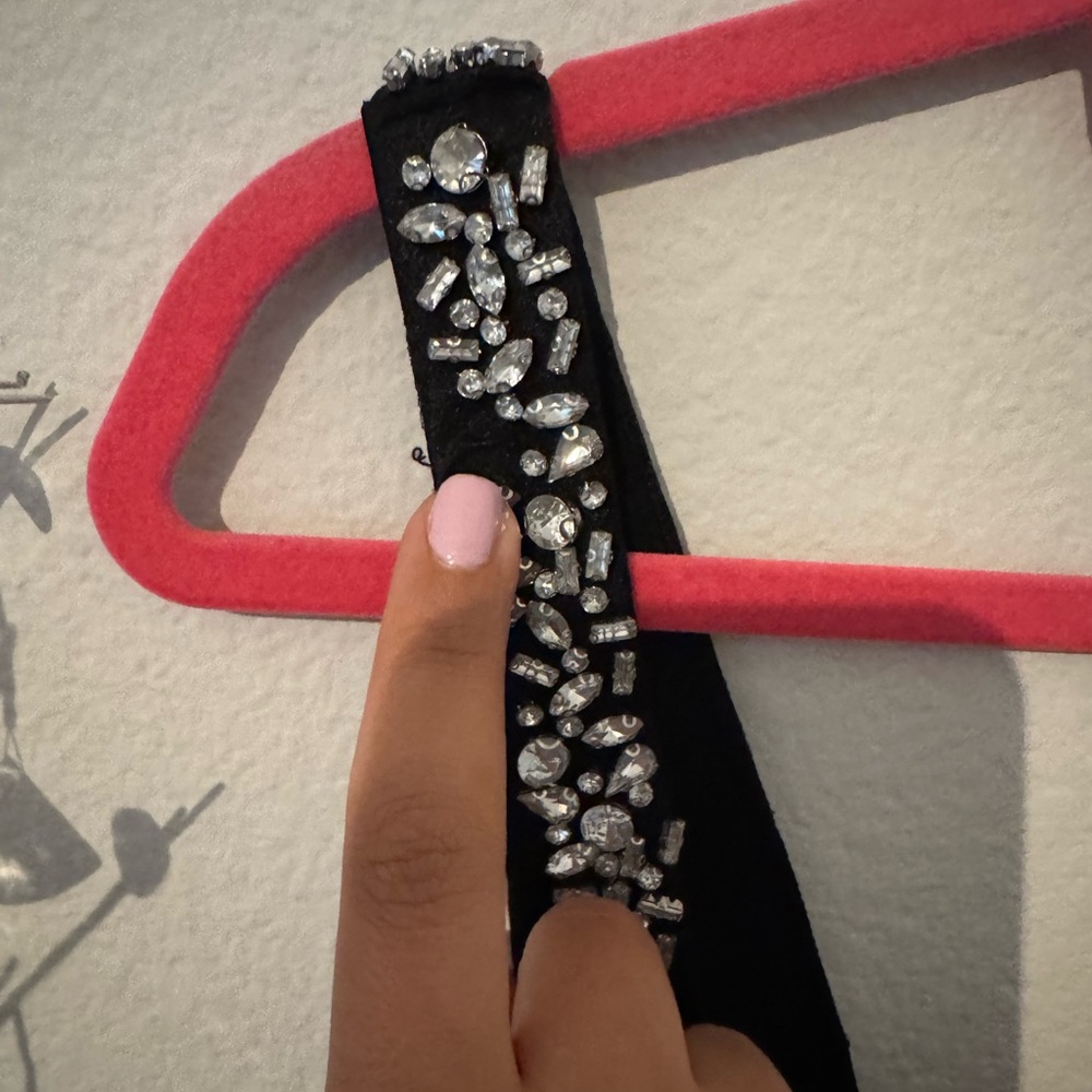 Camilo Coelho for Revolve Black Midi Dress with Embellished Neckline.Size M.NWT. - Picture 4 of 10